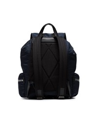 Sac à dos en nylon bleu marine Burberry