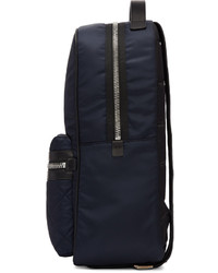 Sac à dos en nylon bleu marine Moncler