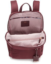 Sac à dos en nylon bordeaux Tumi