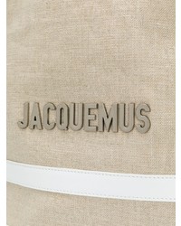 Sac à dos en toile beige Jacquemus