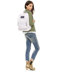 Sac à dos en toile blanc JanSport