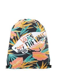 Sac à dos en toile imprimé noir Vans