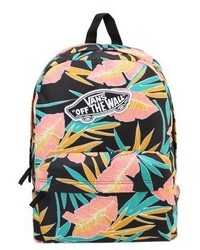 Sac à dos en toile imprimé noir Vans