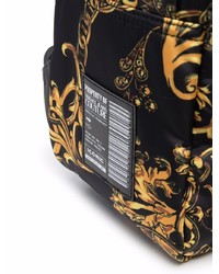 Sac à dos en toile noir VERSACE JEANS COUTURE