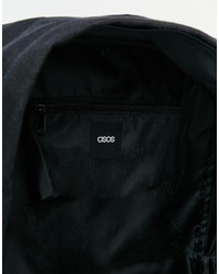 Sac à dos en toile noir Asos