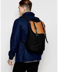 Sac à dos en toile noir Asos