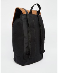 Sac à dos en toile noir Asos