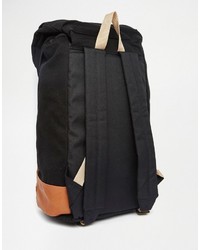 Sac à dos en toile noir Asos