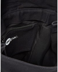 Sac à dos en toile noir Mi-Pac