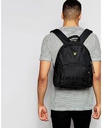 Sac à dos en toile noir Lyle & Scott