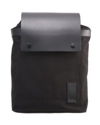 Sac à dos en toile noir KIOMI