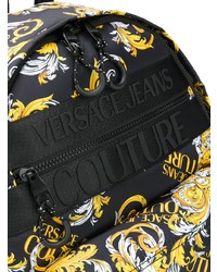 Sac à dos en toile noir VERSACE JEANS COUTURE