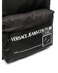 Sac à dos en toile noir VERSACE JEANS COUTURE