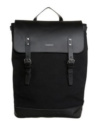 Sac à dos en toile noir SANDQVIST