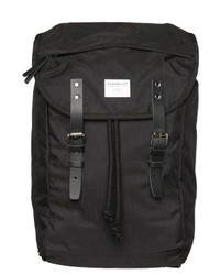 Sac à dos en toile noir SANDQVIST