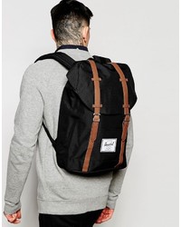 Sac à dos en toile noir Herschel