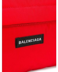 Sac à dos en toile rouge Balenciaga