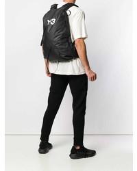 Sac à dos imprimé noir et blanc Y-3