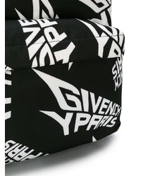 Sac à dos imprimé noir et blanc Givenchy