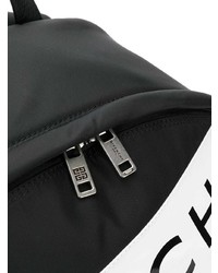 Sac à dos imprimé noir et blanc Givenchy