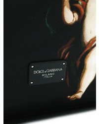 Sac à dos imprimé noir Dolce & Gabbana