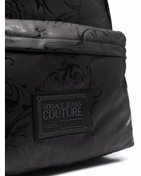 Sac à dos imprimé noir VERSACE JEANS COUTURE