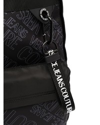 Sac à dos imprimé noir VERSACE JEANS COUTURE