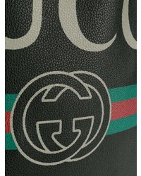 Sac à dos imprimé noir Gucci