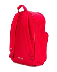 Sac à dos imprimé rouge adidas