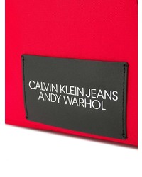 Sac à dos imprimé rouge Calvin Klein Jeans