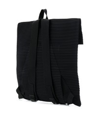 Sac à dos noir Pleats Please By Issey Miyake