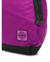 Sac à dos pourpre Stone Island