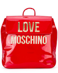 Sac à dos rouge Love Moschino