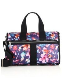 Sac à fleurs pourpre foncé