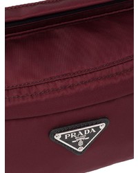 Sac banane bordeaux Prada