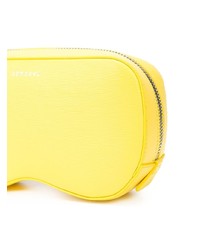 Sac banane en cuir jaune Senreve