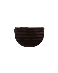 Sac banane en cuir marron foncé Wandler