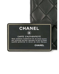 Sac banane en cuir noir Chanel Vintage