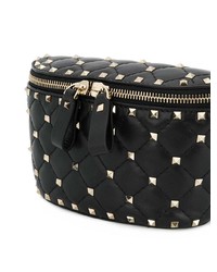 Sac banane en cuir noir Valentino