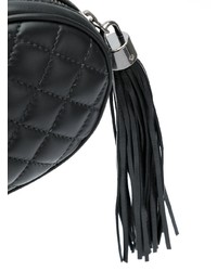 Sac banane en cuir noir Andrea Bogosian