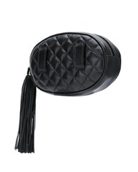 Sac banane en cuir noir Andrea Bogosian