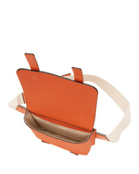 Sac banane en cuir orange Loewe