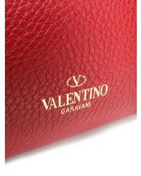 Sac banane en cuir rouge Valentino