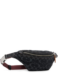 Sac banane en denim noir Coach 1941