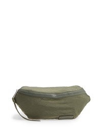 Sac banane en nylon olive