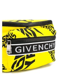 Sac banane en toile chartreuse Givenchy