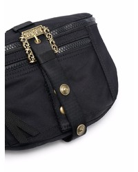 Sac banane en toile noir VERSACE JEANS COUTURE