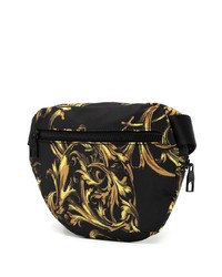 Sac banane en toile noir VERSACE JEANS COUTURE