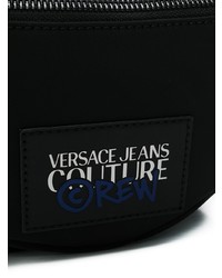 Sac banane en toile noir VERSACE JEANS COUTURE