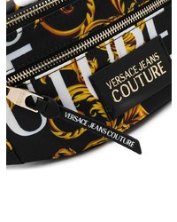 Sac banane en toile noir VERSACE JEANS COUTURE